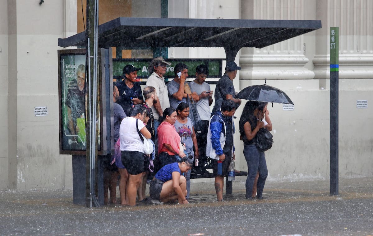 Lluvia. Foto: NA.