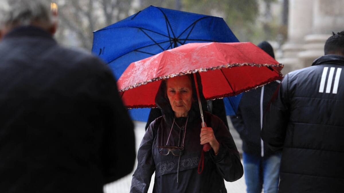 Lluvias en Argentina. Foto: NA.