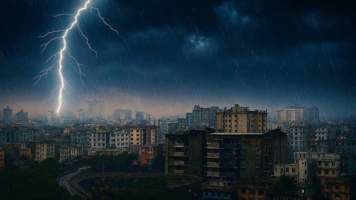 Lluvias y tormentas en Buenos Aires.