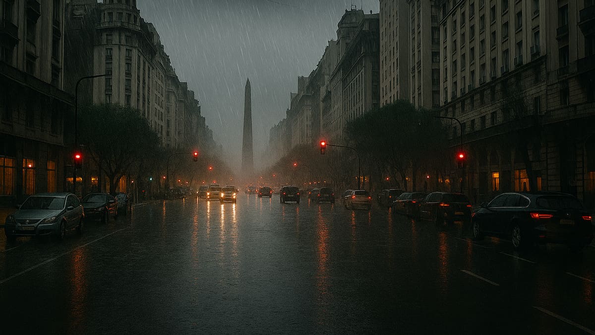 Hay alerta amarilla por lluvias en Buenos Aires: las localidades afectadas por un tormentón intenso