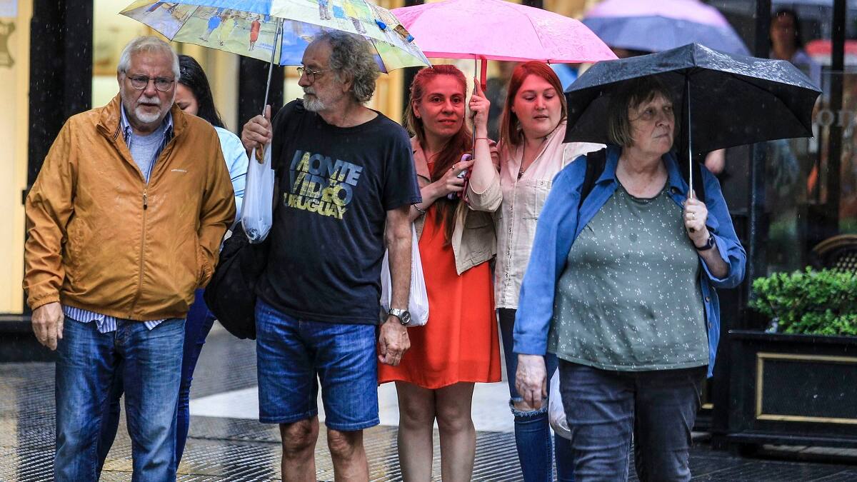 Lluvias y tormentas en la Ciudad de Buenos Aires.