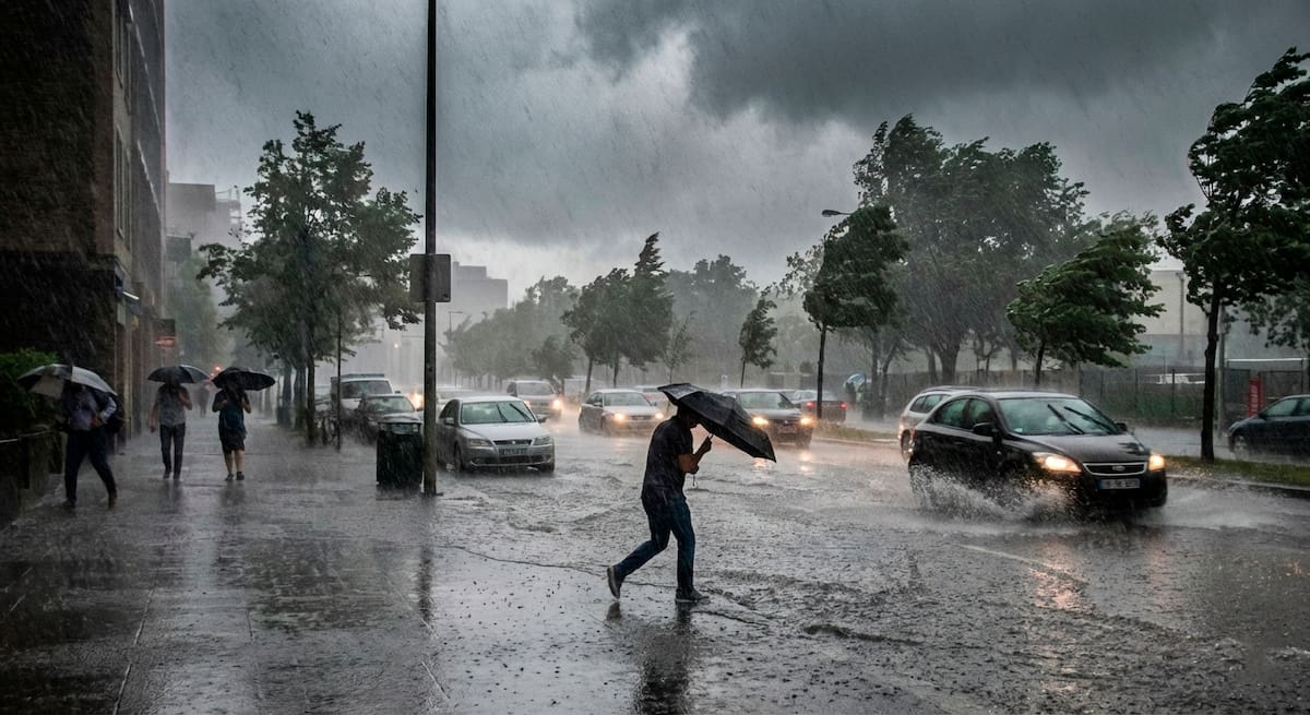 Lluvias y tormentas intensas.