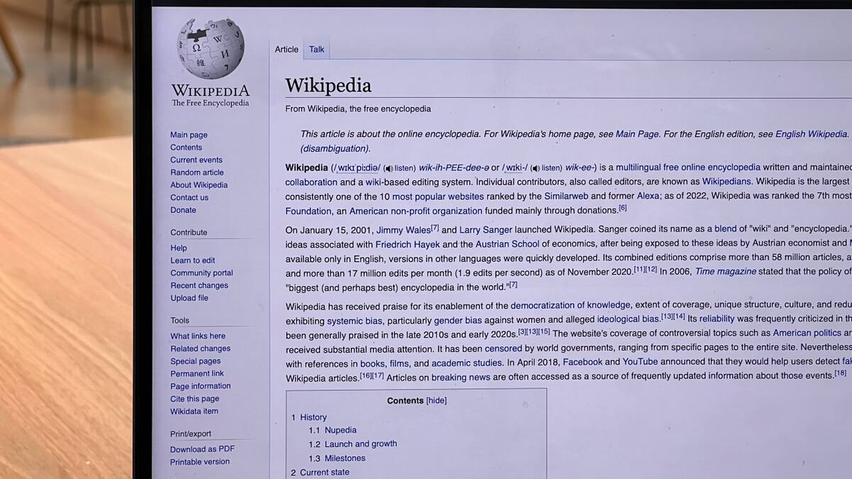 Lo más leído de Wikipedia este 2023. Foto: Unsplash