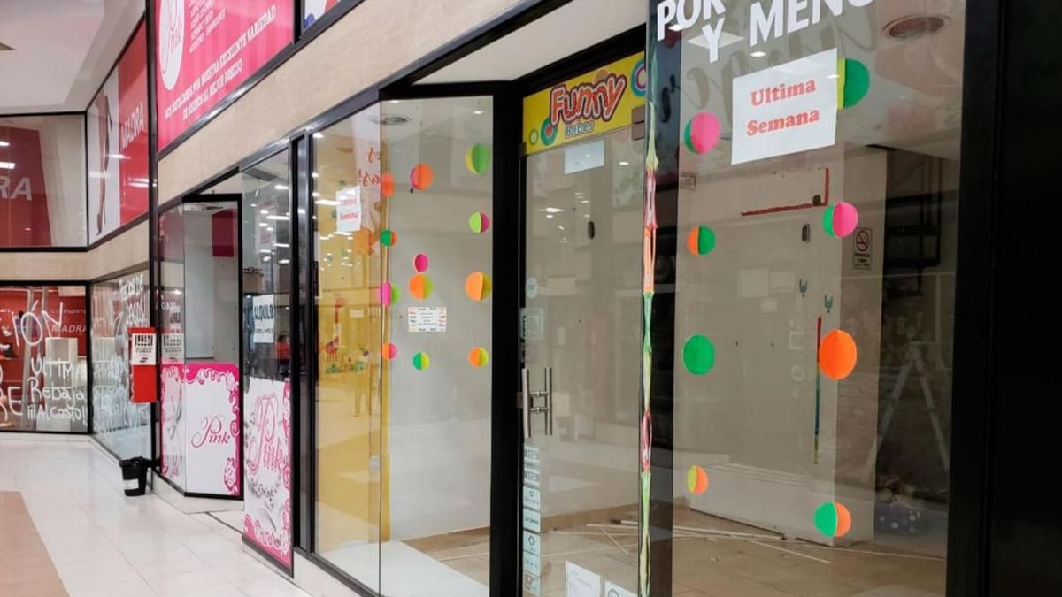Locales cerrados - crisis económica