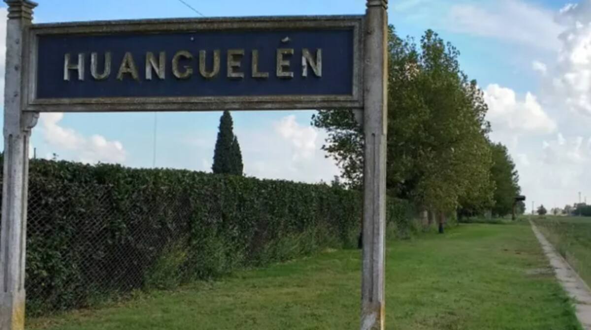 Localidad de Huanguelén.