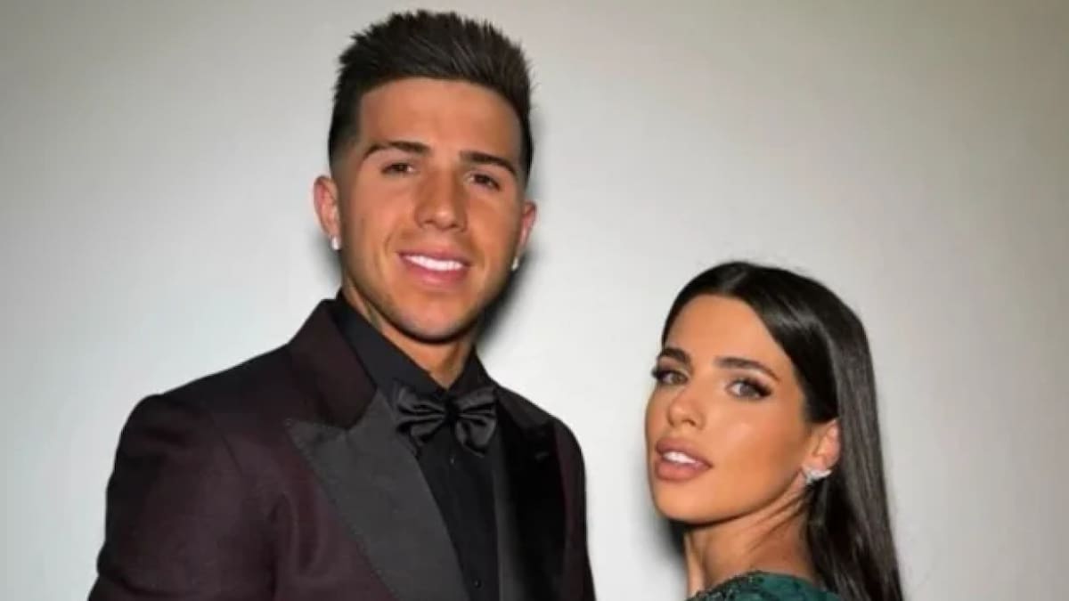 Look de Enzo Fernández y Valentina Cervantes. Foto: Instagram.