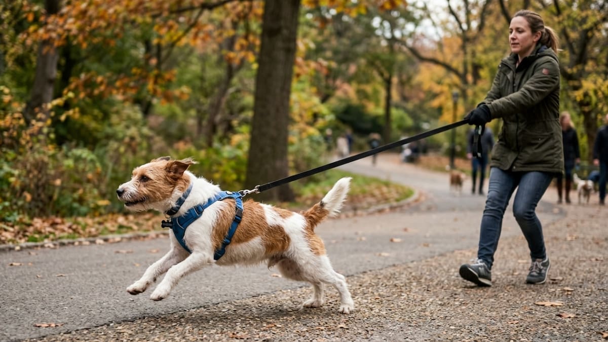 Los adiestradores caninos coinciden: “Un perro que tira de la correa cuando pasea no necesita que su dueño tire más fuerte”