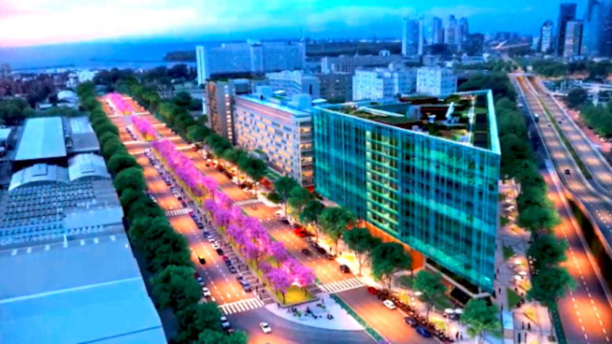 Los bocetos del "Nuevo Puerto Madero".