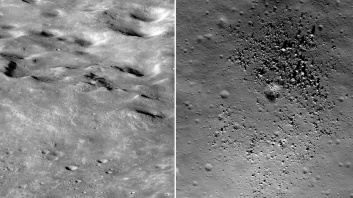 Los científicos consideran que se trata de una caldera volcánica extinta. Foto: NASA.