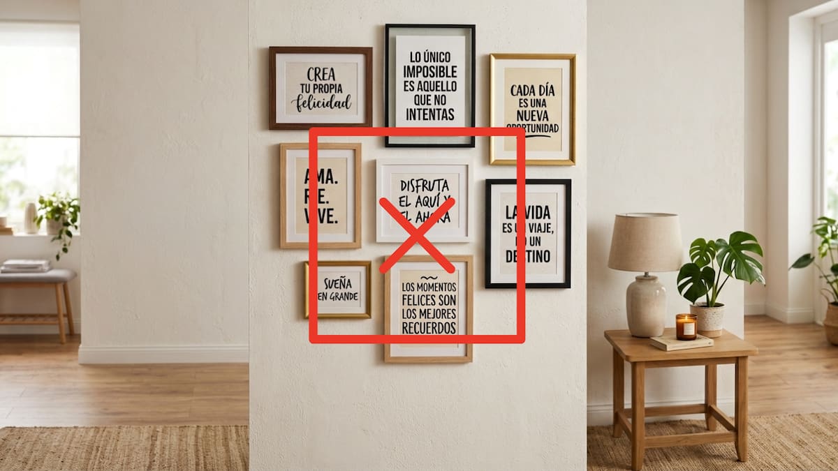 Los cuadros con frases motivacionales pasaron de moda: la tendencia en 2026 que es más minimalista y decora originalmente