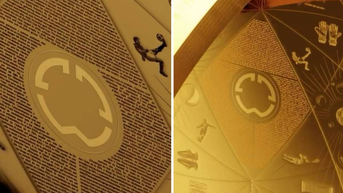 Los detalles del nuevo trofeo del Mundial de Clubes. Foto: Instagram @fifaclubworldcup.