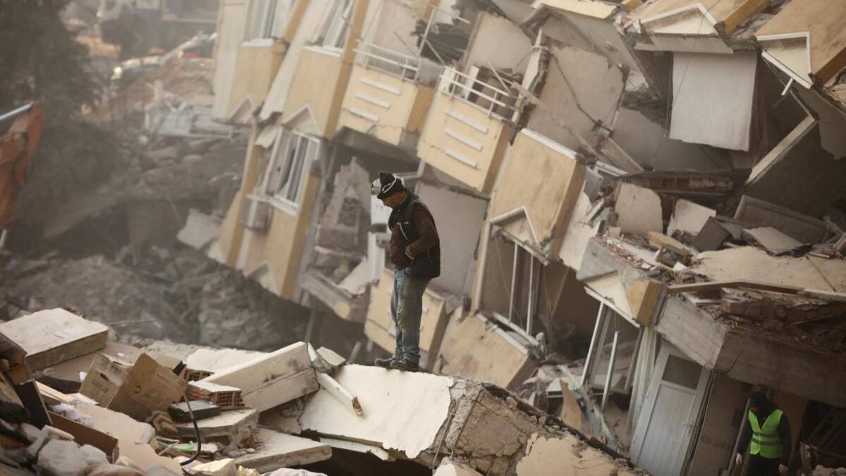 Los edificios destruídos. Foto Reuters