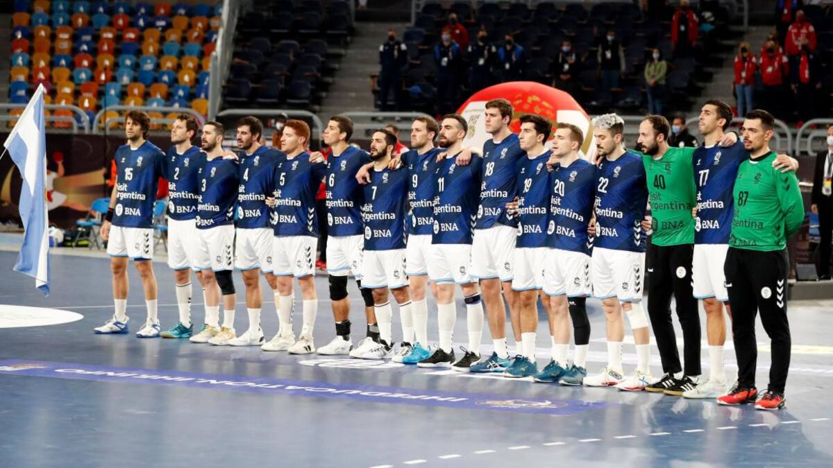 Los Gladiadores, handball. Foto: NA.