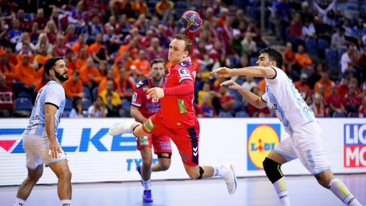 Los Gladiadores vs. Noruega; Mundial de Handball 2023. Foto: Reuters.