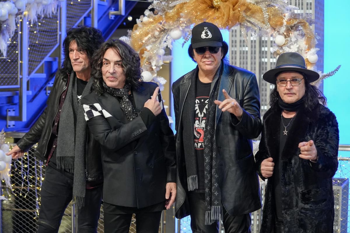 Los integrantes de Kiss. Foto: EFE.