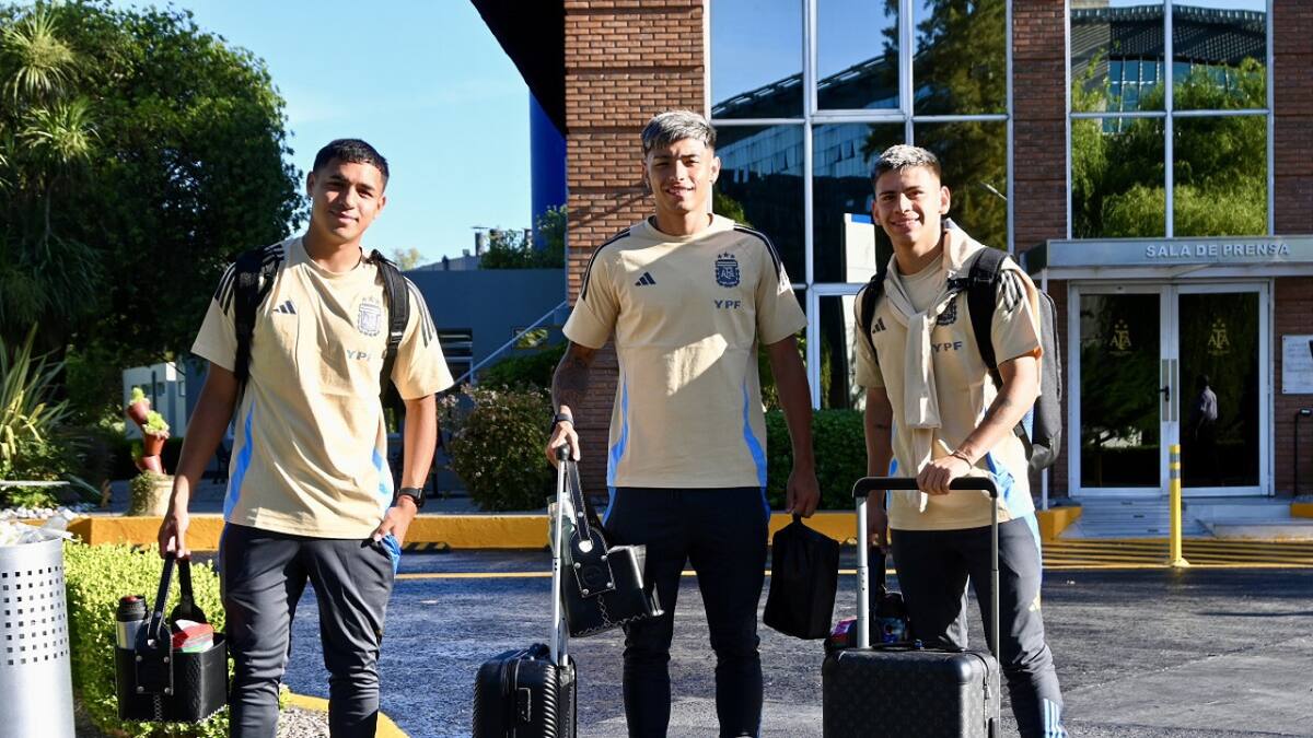 Los jugadores de la Selección Argentina Sub 20. Foto: X @Argentina.