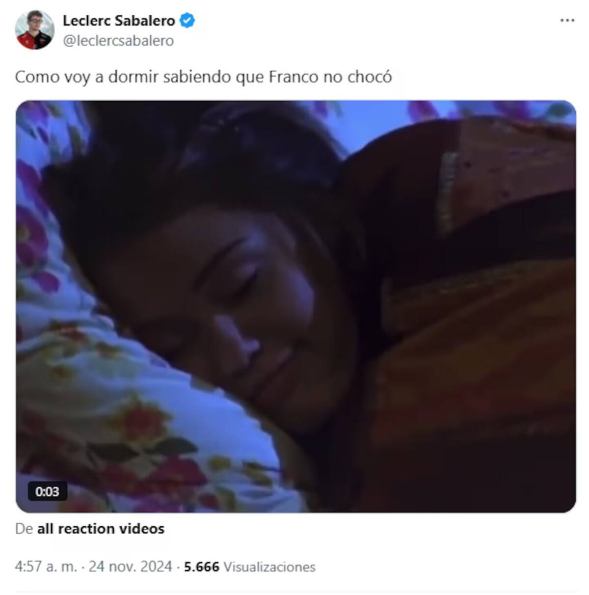 Los mejores memes sobre Franco Colapinto. Foto: captura.