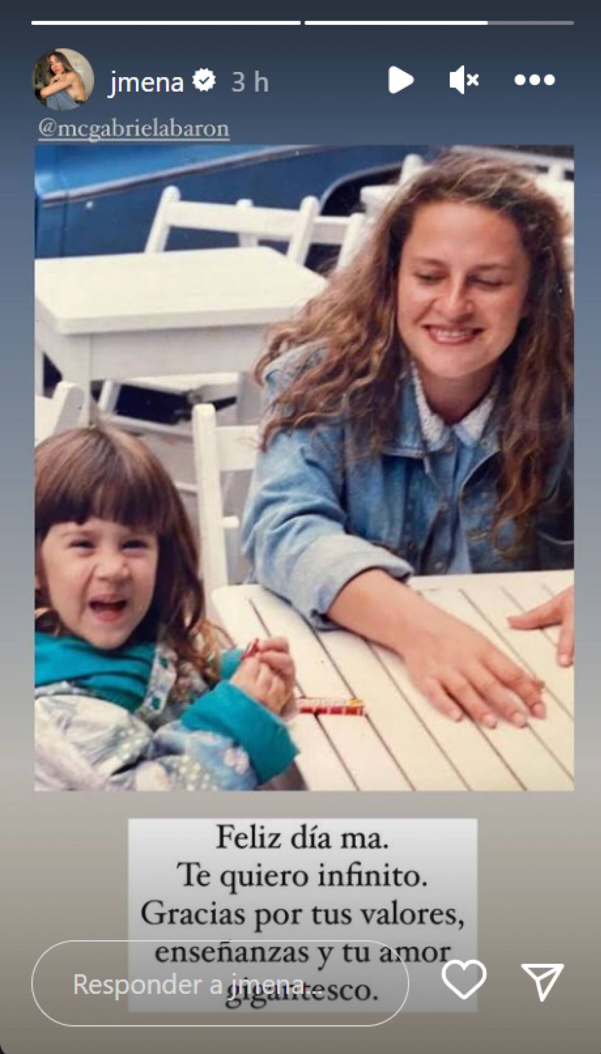 Los mensajes de los famosos por el Día de la Madre. Foto: Captura de pantalla.