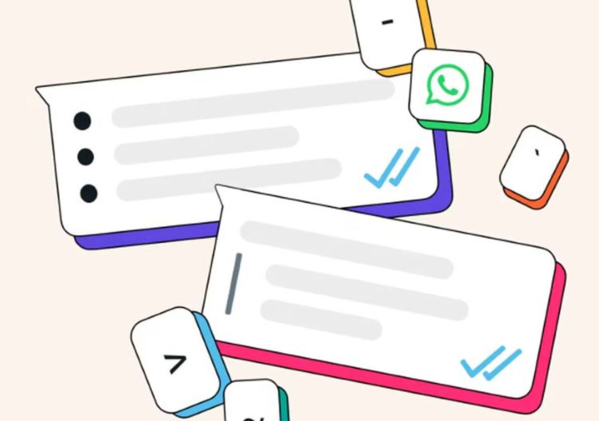Los nuevos formatos de WhatsApp. Foto: X @Meta.