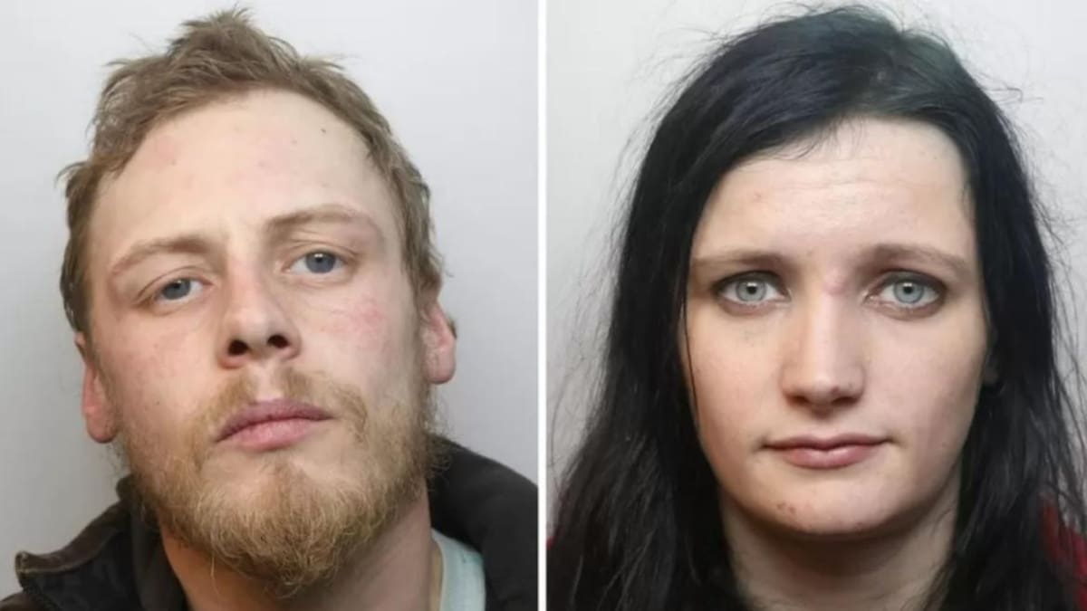 Los padres de Finley. Foto: Policía de Derbyshire