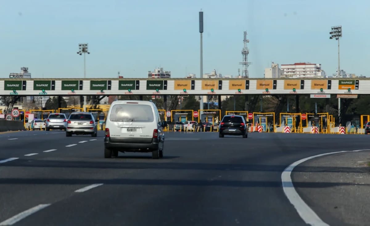 Los peajes en Buenos Aires vuelven a aumentar en el verano. Foto: NA.