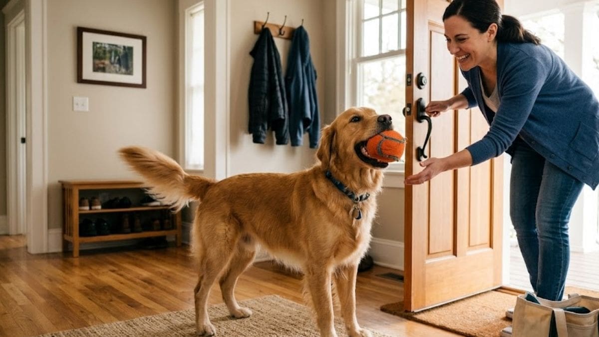 Los veterinarios coinciden: qué significa que tu perro lleve un juguete cuando llegás a casa