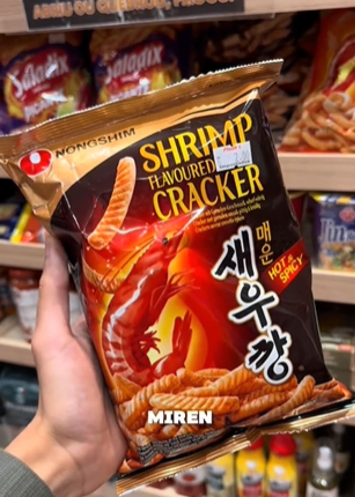 Los productos importados en Costa del Este que no se consiguen en Argentina. Foto captura TikTok