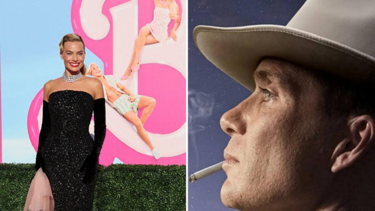 Los protagonistas de “Barbie” y “Oppenheimer”. Fotos: archivo.