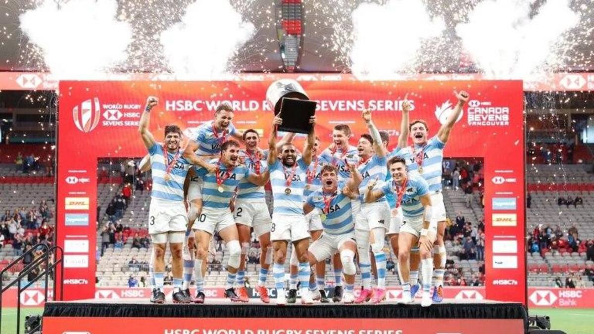 Los Pumas 7s ganaron un nuevo título. Foto: NA.