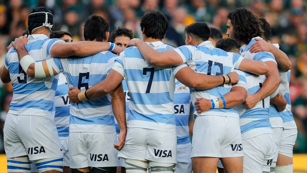 Los Pumas en el Mundial de rugby. Foto: NA