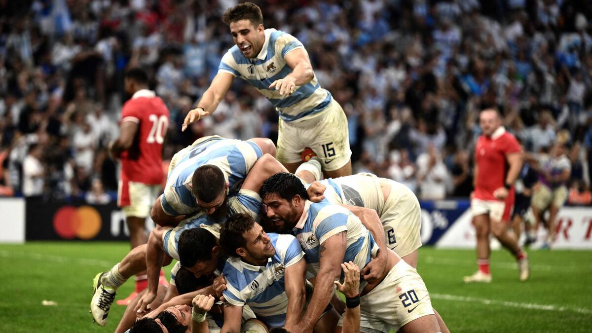 Los Pumas, Mundial de rugby. Foto: Télam