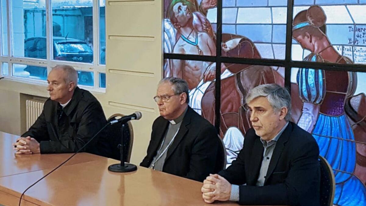 Los representantes de la Conferencia Episcopal Argentina