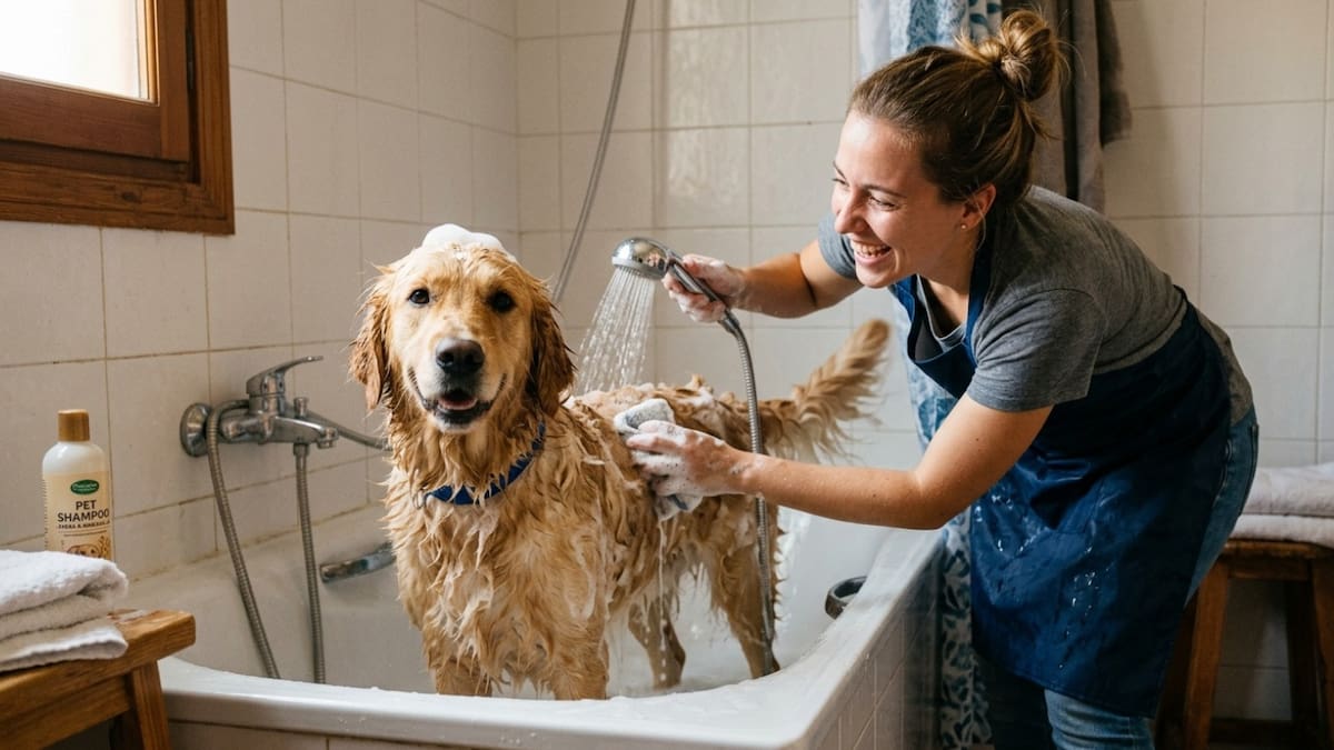 Los veterinarios coinciden: “Este es el error que muchos dueños cometen al bañar a sus perros”.