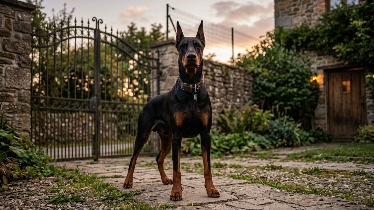 Los veterinarios coinciden sobre el Dóberman: “Estos perros suelen mantenerse atentos a su entorno porque tienen un fuerte instinto de protección”