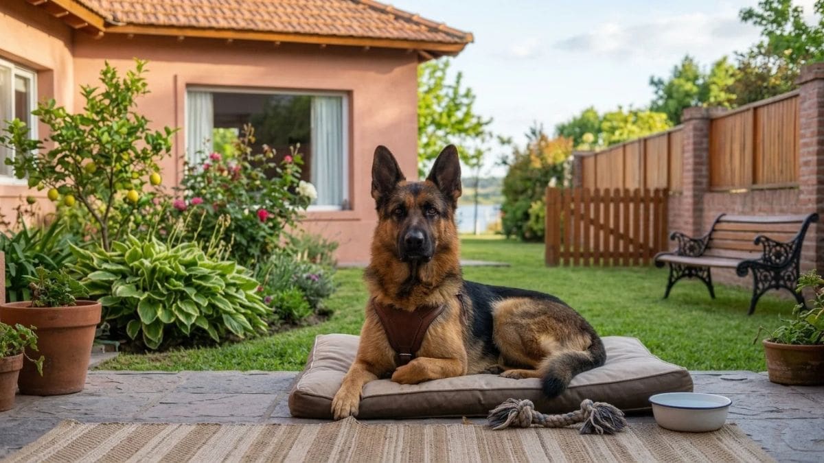 Los veterinarios coinciden sobre el Pastor Alemán: “Estos perros suelen vigilar la casa porque tienen un fuerte instinto de protección”