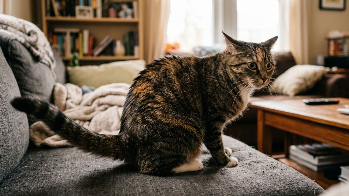 Los veterinarios coinciden sobre los gatos: “Si mueve la cola de esta manera, puede estar incómodo”.