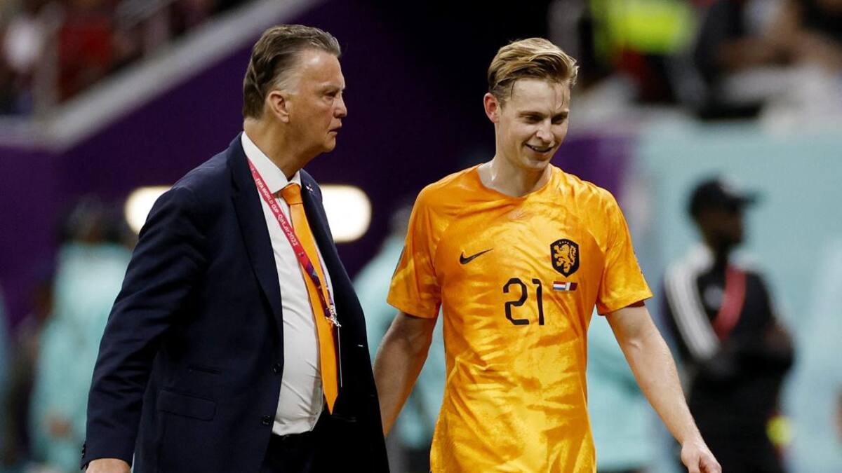 Louis Van Gaal, técnico de Países Bajos, Mundial Qatar 2022. Foto: REUTERS