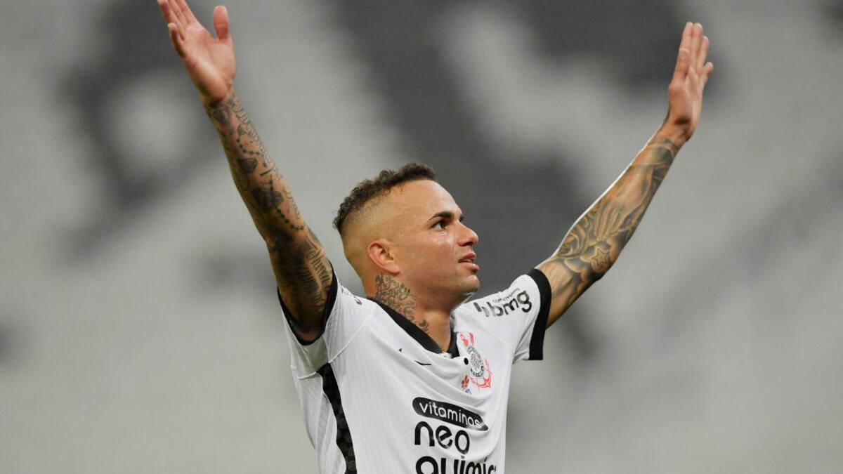 Luan, futbolista del Corinthians. Foto: REUTERS.
