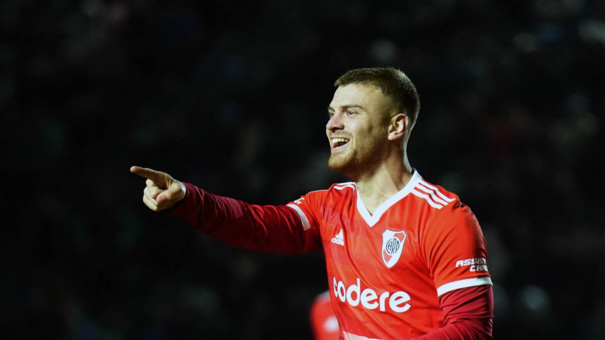 Lucas Beltrán es pretendido por Friburgo, de Alemania. Foto: NA.