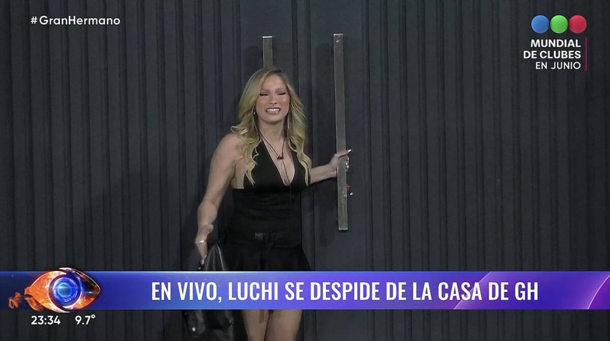 Lucía, la nueva eliminada de Gran Hermano 2025. Foto: Captura.