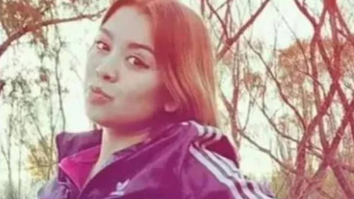 Luciana Muñoz, la joven desaparecida en Neuquén. Foto: NA.
