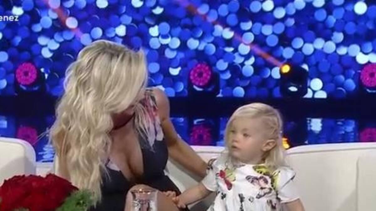 Luciana Salazar y Matilda en lo de Susana