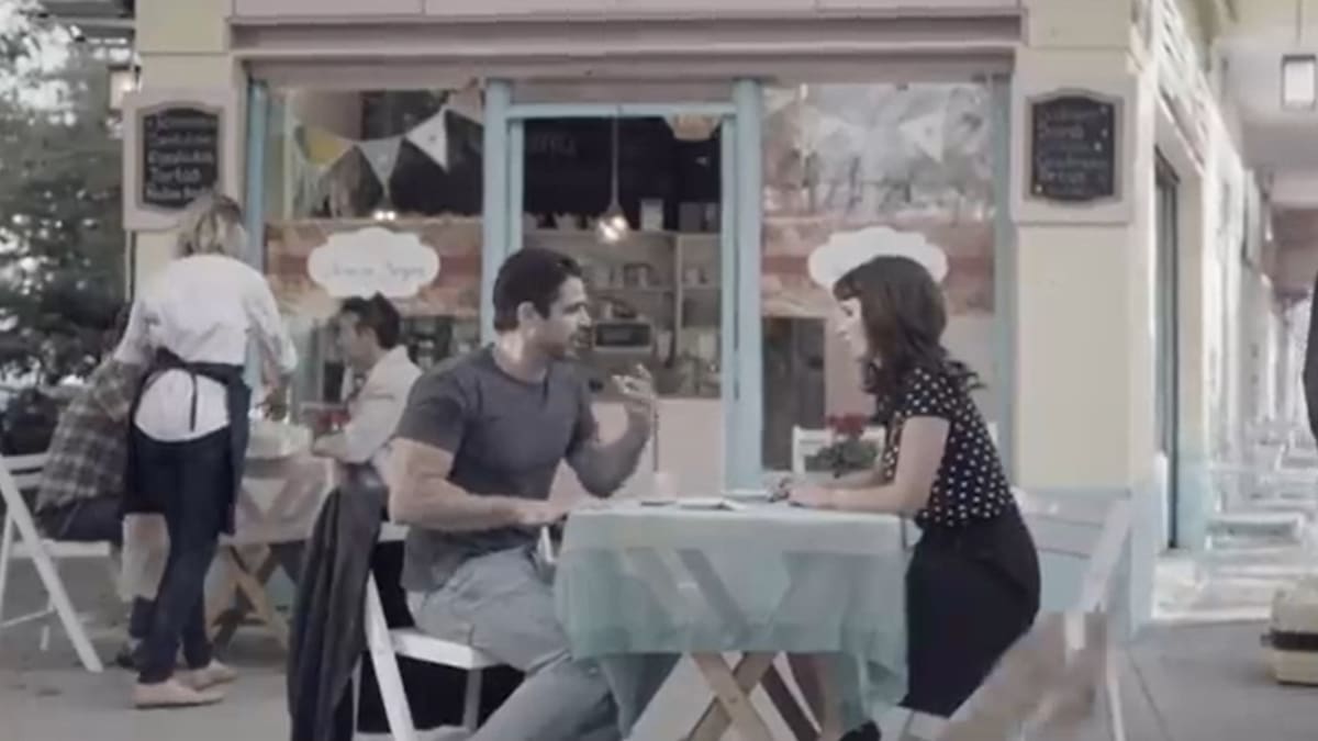 Luciano Castro y Griselda Siciliani. Fotos: captura video.