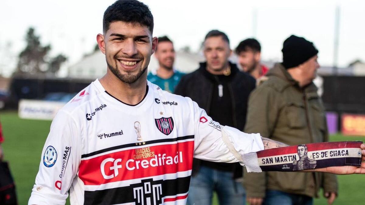 Luciano Perdomo. Foto: Instagram @chacaoficial