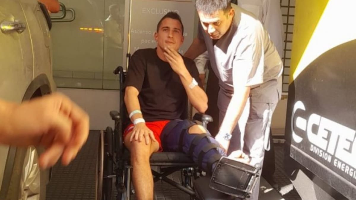 Luciano Sánchez, futbolista. Foto: NA