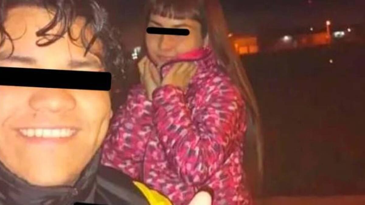 Ludmila Ceballos junto al joven acusado de matar al boxeador en José C Paz