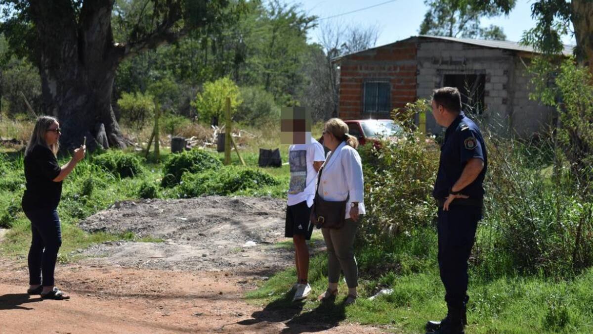 Lugar del asesinato en Concordia. Foto: Despertar entrerriano