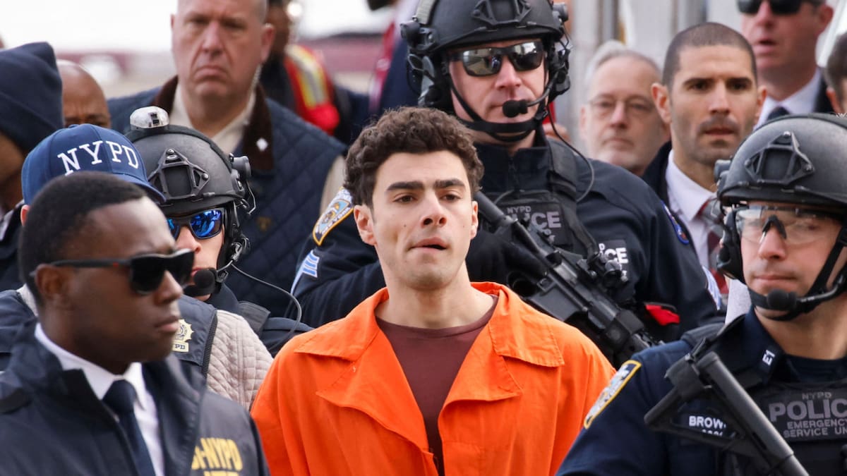 Luigi Mangione, acusado de asesinar al CEO de UnitedHealthCare. Foto: Reuters.