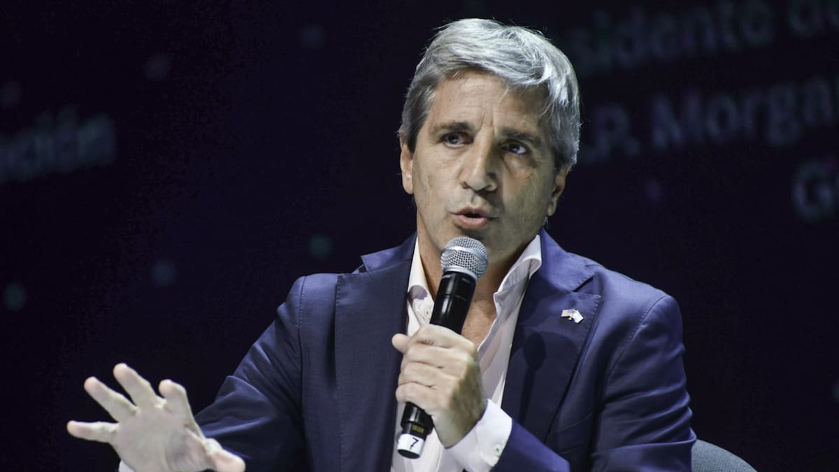 Luis Caputo, ministro de Economía. Foto: NA.