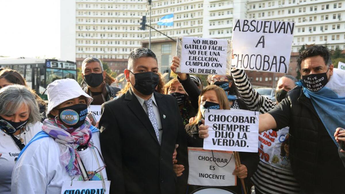 Luis Chocobar, tras escuchar la condena: "Estoy muy agradecido a la sociedad en general"